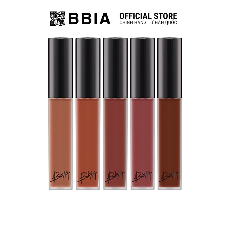 Son Kem Lì Bbia Last Velvet Lip Tint Version 8 (6 màu) 5g Bbia Official Store