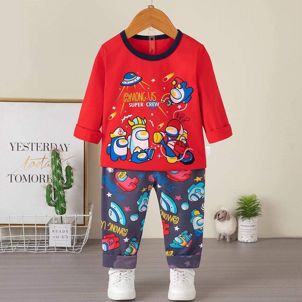 Đồ bộ bé trai quảng châu xuất Hàn - Bộ quần áo dài tay cotton xuất hàn cho bé trai