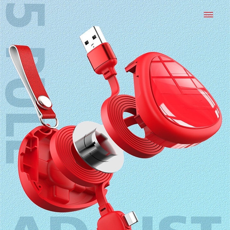 Dây Cáp Sạc Nhanh / Truyền Dữ Liệu Micro Usb / Android Đa Năng 3 Trong 1 Có Thể Thu Gọn Tiện Dụng