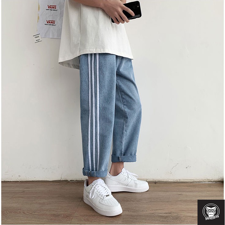 Quần jean ống rộng nam nữ ống suông đẹp 2021 985 Pon.mens | BigBuy360 - bigbuy360.vn