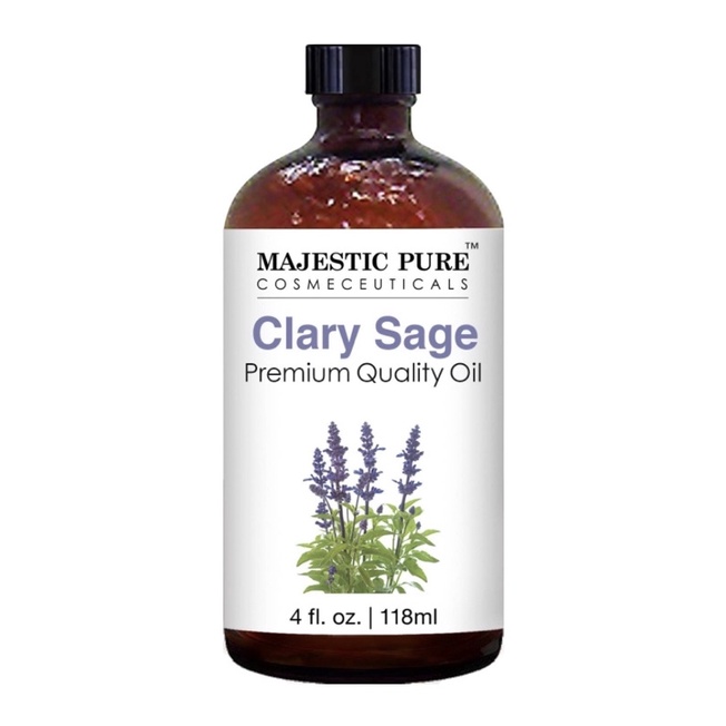 Tinh dầu xô thơm cao cấp tự nhiên Majestic Pure Clary Sage Oil 118ml USA