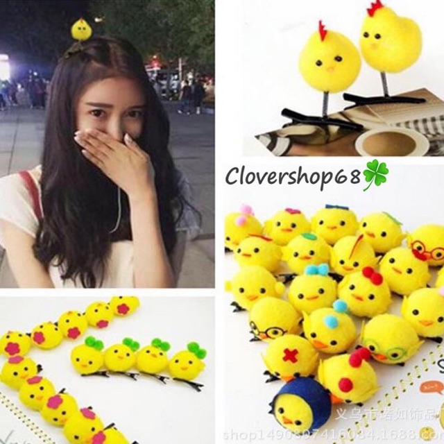 [RẺ VÔ ĐỊCH]-Kẹp tóc gà con,vịt con cute