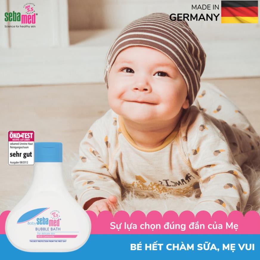 Sữa Tắm Dịu Nhẹ Cho Bé Sebamed Baby Bubble Bath pH5.5 (200ml) - SBB01B