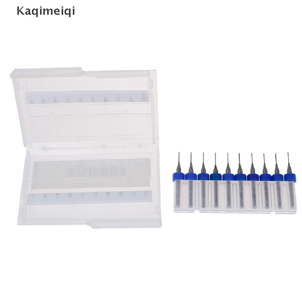 Set 10 mũi khoan mini PCB in hình bảng mạch cacbua CNC