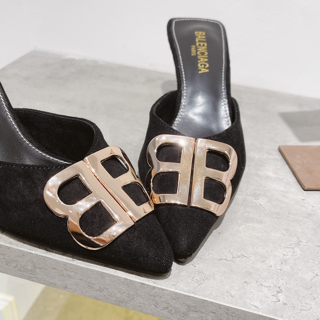 Sục cao gót Balenciaga 6cm Hàng Quảng Châu VIC fullbox túi giấy