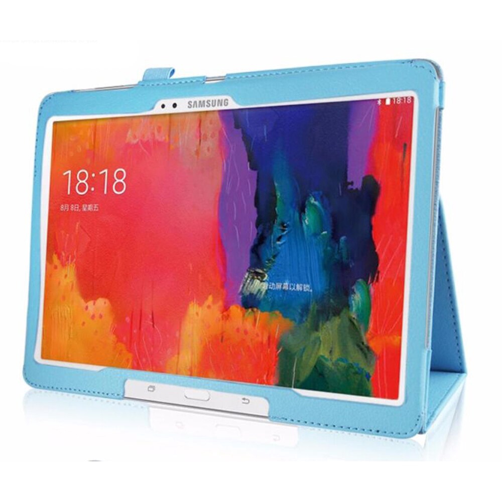 Bao Da Máy Tính Bảng Pu Nắp Lật Thông Minh Cho Samsung Galaxy Note 10.1 2014 Edition P600 P601 / Tab Pro 10.1 T520 Retina Ốp