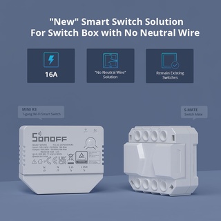 Công tắc mini sonoff r3 16a điều khiển từ xa cho alexa google home