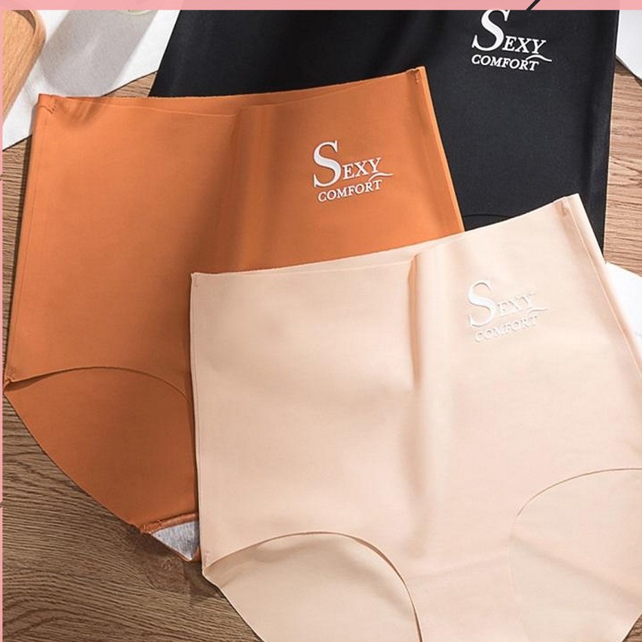 Quần Lót Su Lụa Ép Nhiệt Tàng Hình Không Viền Cạp Cao Gen Bụng QL03 | BigBuy360 - bigbuy360.vn