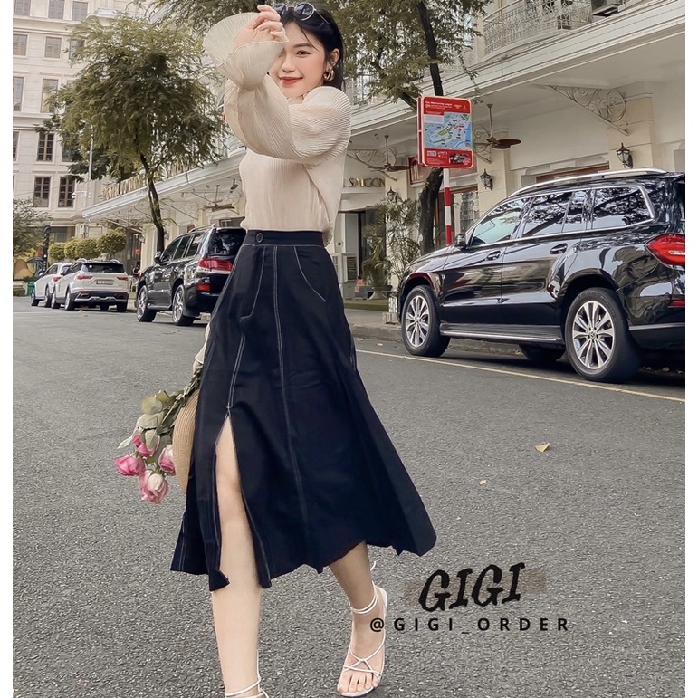 (có sẵn) Pleated Blouse (Áo kiểu xếp li) Freesize