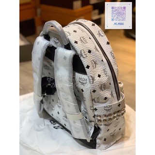 BALO McM MÀU TRẮNG SIZE L - SIZE 40