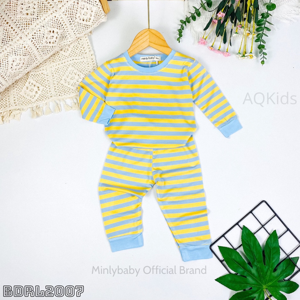 [BÉ 7-28kg] Bộ Tay Dài Quần Dài Minlybaby Cho Bé Vải Thun Lạnh, Size 80-170 Unibaby BDST