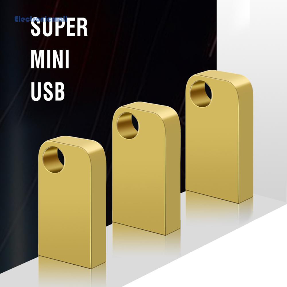 ElectronicMall01 Mini USB 2.0 Flash Drive Metal Pendrive U Disk Memory Stick 4/8/16/32/64/128GB