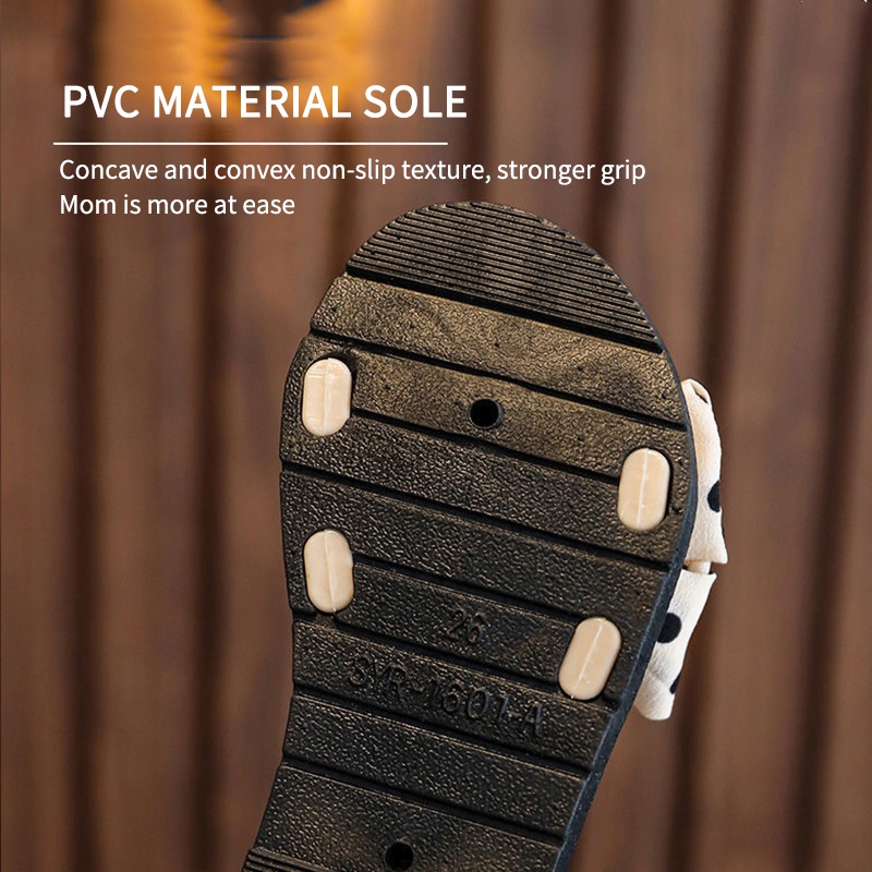 Dép Quai Nơ Đế Mềm Chống Trượt Cho Bé Gái