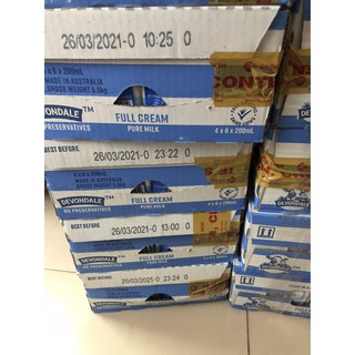 THÙNG 24 HỘP DEVONDALE HỘP 200ML date mới