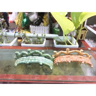 Cầu trang trí tiểu cảnh bằng gốm sứ
