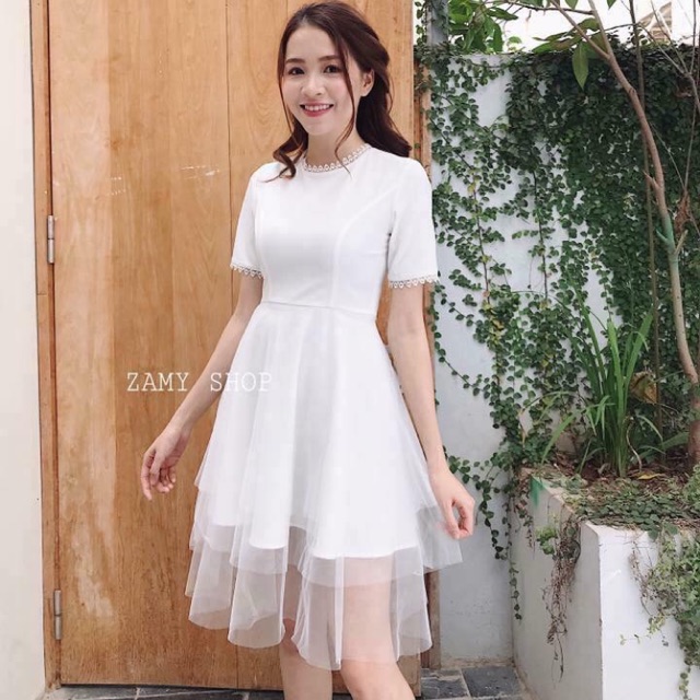 Váy voan lưới