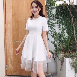 Váy voan lưới