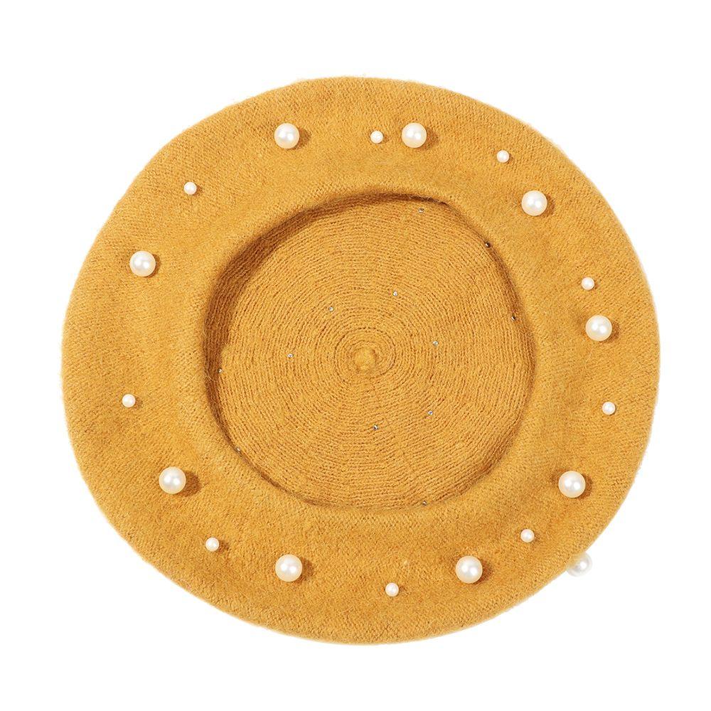 Mũ Beret Mềm Mại Ấm Áp Thời Trang Cho Nữ