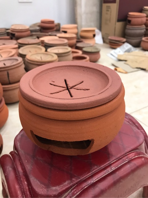 Bếp đốt bồ kết, thảo mộc, sả chanh Bát Tràng - BT045