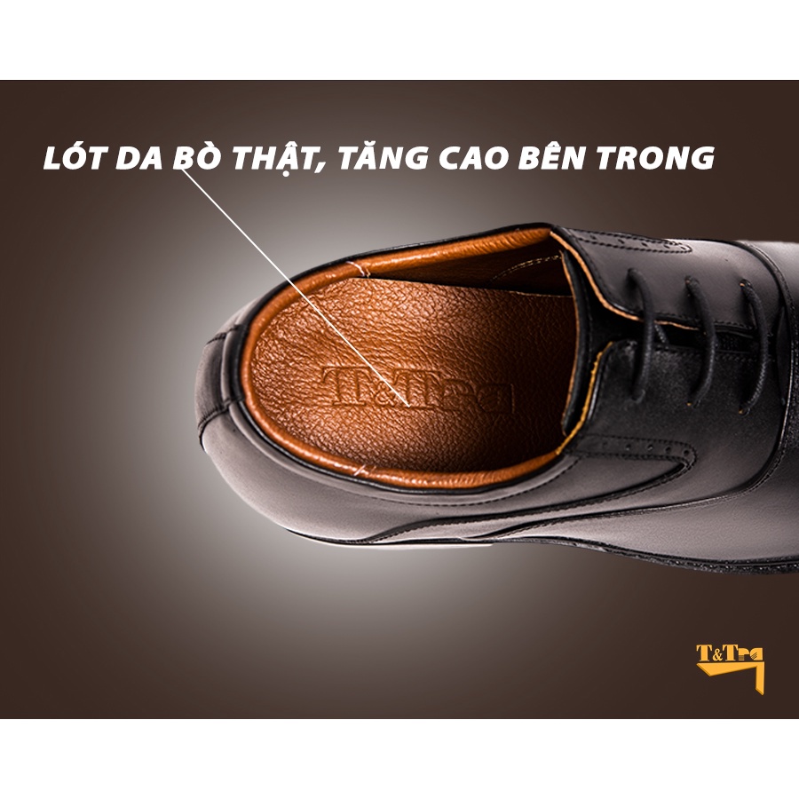 [ 8CM ] Giày Độn Nam T&amp;TRA T86Đ