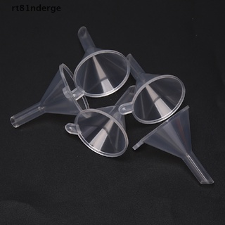 【ge】 5pcs New Small Plastic For Perfume Diffuser Bottle Mini Liquid Oil Funnels Lab .