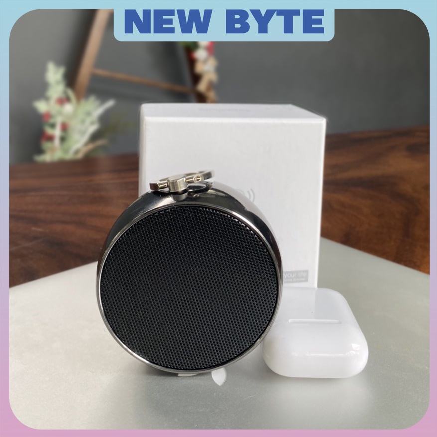 Loa bluetooth New Byte NB02 móc treo cầm tay tiện lợi và khe cắm thẻ nhớ, loa nghe nhạc bluetooth mini xách tay cổng USB
