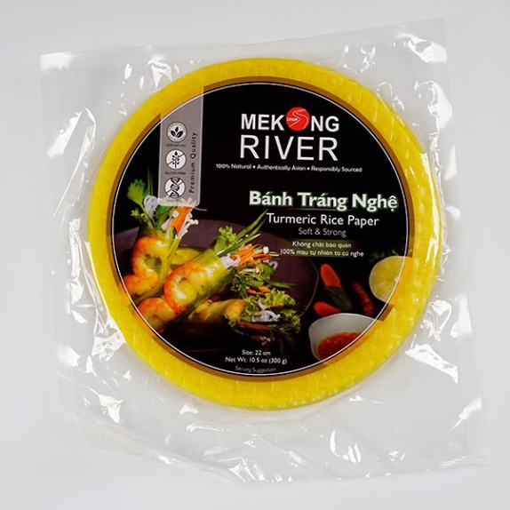 Bánh Tráng Nghệ 22cm MeKong River (Eatclean)