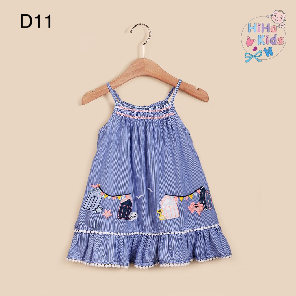 Đầm hai dây bé gái D11