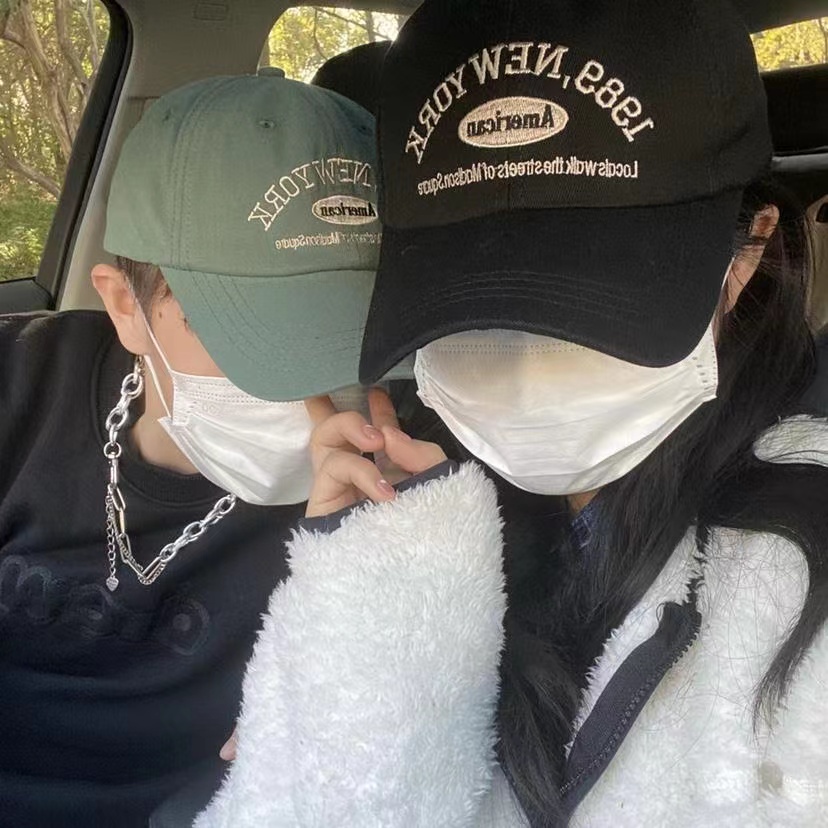 Mũ Lưỡi Trai Thêu Chữ New York Phong Cách Hiphop Cho Nam Và Nữ