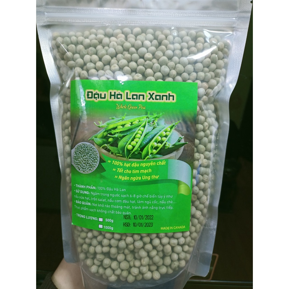 1kg Hạt rau mầm đậu Hà Lan loại 1