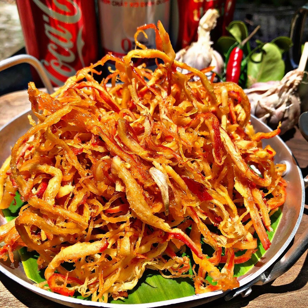 MỰC SỢI SỐT BƠ TỎI 250G