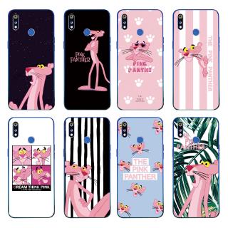 Ốp lưng hình báo hồng Pink Panther chất liệu TPU cho OPPO Realme 3 OPPO A7 2018