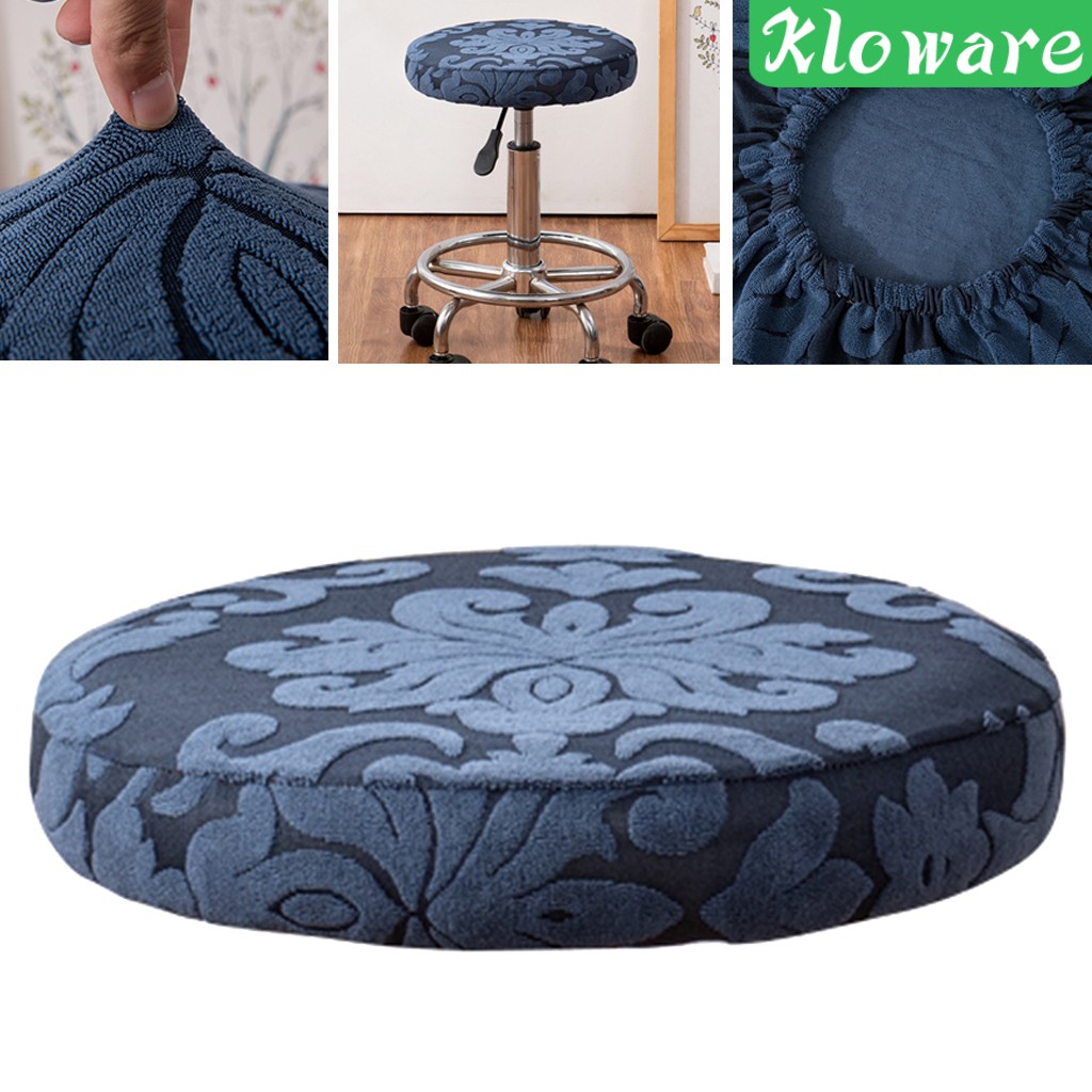 Vỏ Bọc Ghế Ngồi Hình Tròn In Hoa Xinh Xắn