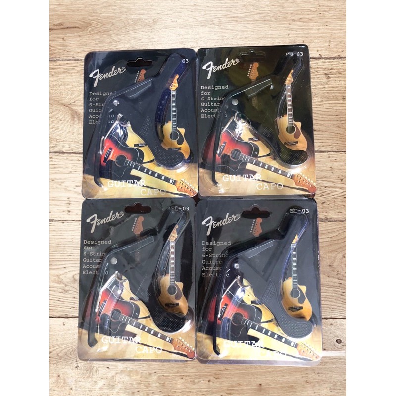 Kẹp Capo Đàn guitar Acoustic/ Classic Fender - Hữu Phước Music