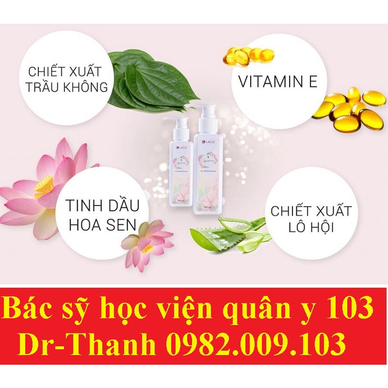 🌺 Dung dịch vệ sinh Laco 125ml 🌺 Marosa 🌺 Ngừa vi khuẩn, nấm ngứa, giúp se khít và làm hồng âm đạo, tốt cho cả bà bầu🌺