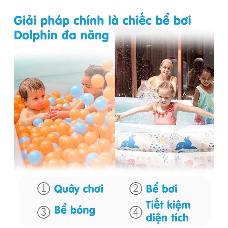 Bể Bơi Doctor Dolphin Chính Hãng Cao Cấp Cho Bé