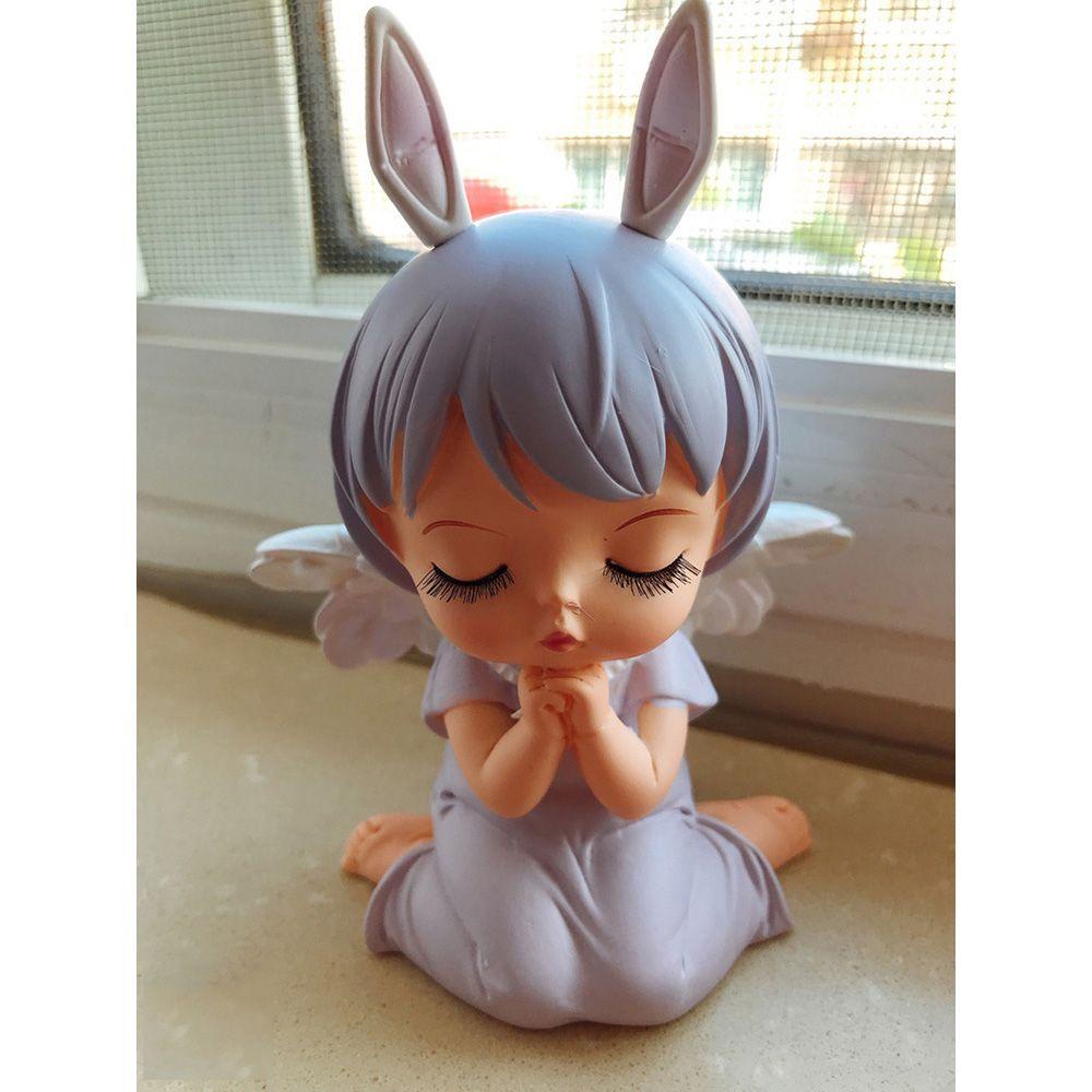 Tượng Thiên Thần Annie Cầu Vồng Trang Trí Nội Thất Xe Hơi