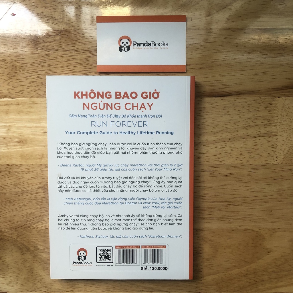 Sách - KHÔNG BAO GIỜ NGỪNG CHẠY - Pandabooks