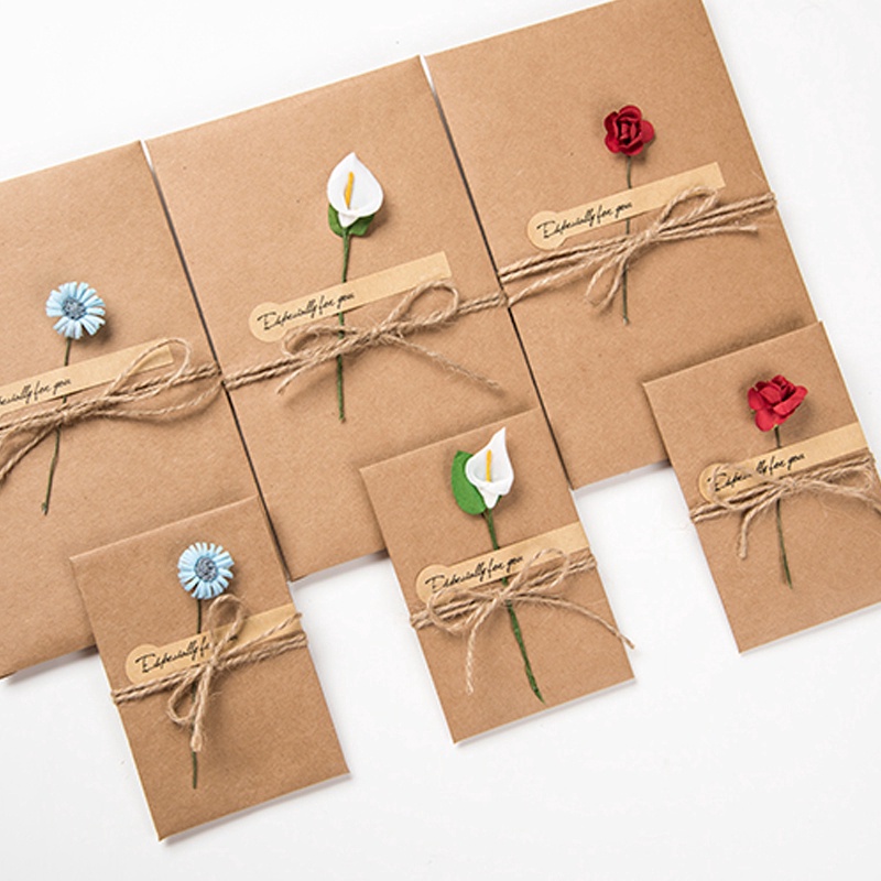 Thiệp sinh nhật cảm ơn valentine lễ Tết nhiều mẫu khác nhau (giao ngẫu nhiên)