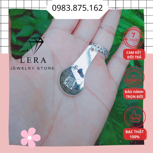 Thìa bạc cạo gió, thìa bạc ta nguyên chất đánh cảm tại trang sức bạc Lera giao hoả tốc