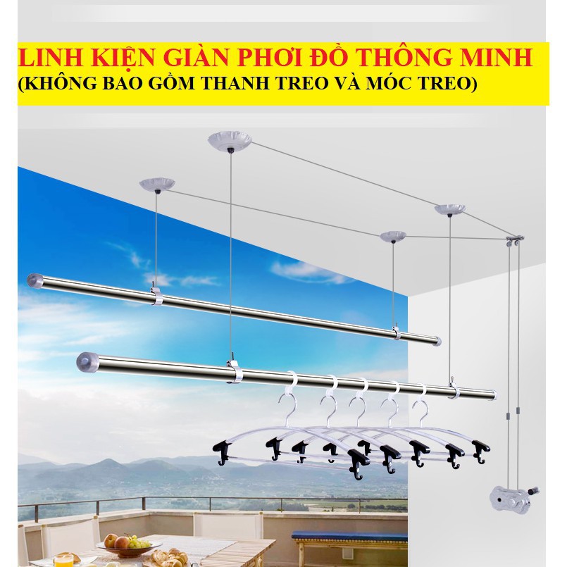 BỘ LINH KIỆN GIÀN PHƠI ĐỒ THÔNG MINH - SÀO PHƠI ĐỒ THÔNG MINH