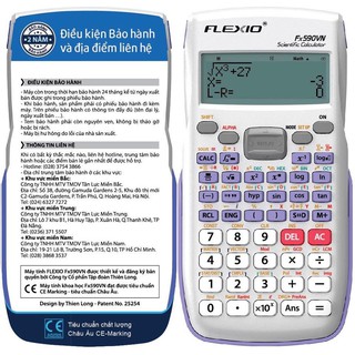 [Chính Hãng] Máy tính khoa học FLEXIO FX590VN (455 Tính Năng Cao Cấp)
