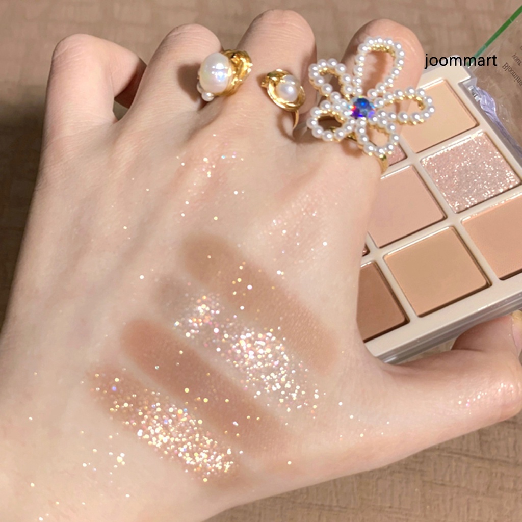 [Hàng mới về] Bảng phấn mắt 9 màu có sắc tố cao dùng trang điểm khi đi dự tiệc | BigBuy360 - bigbuy360.vn