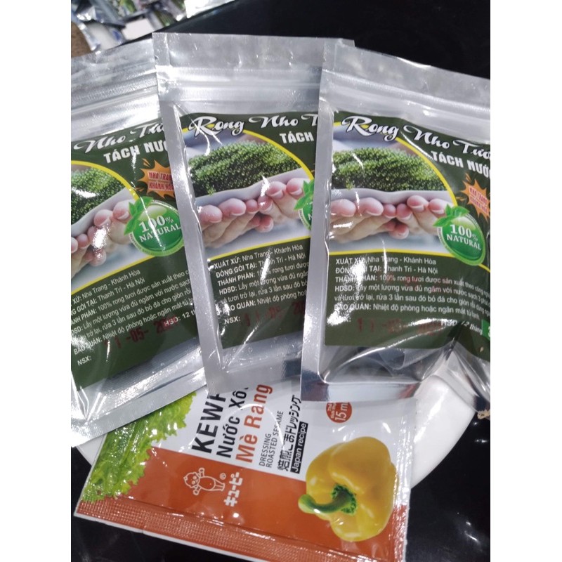 1 gói rong nho tách nước thượng hạng đạt tiêu chuẩn xuất khẩu