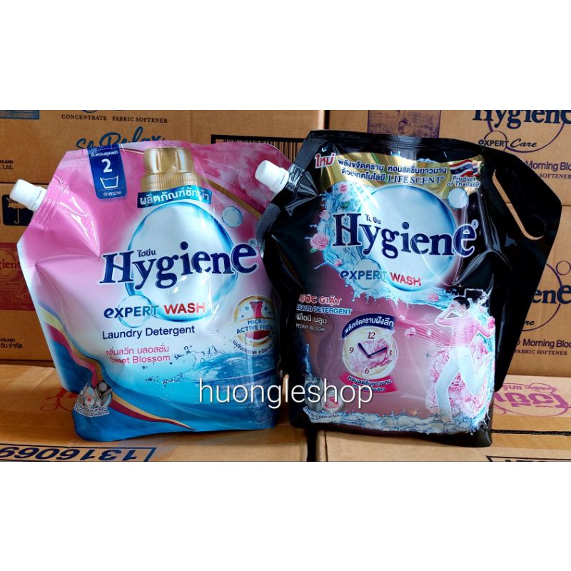 Nước giặt Hygiene 1800ml - Nước giặt Thái lan làm thơm quần áo, mềm vải