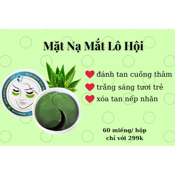 Mặt nạ thạch mắt ELG (lô hội)