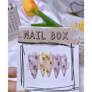 Nailbox/móng úp thiết kế mặt cười