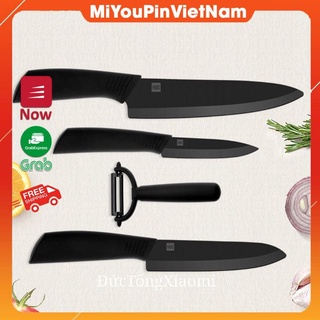 Bộ dao gốm nano 4 món huohou xiaomi