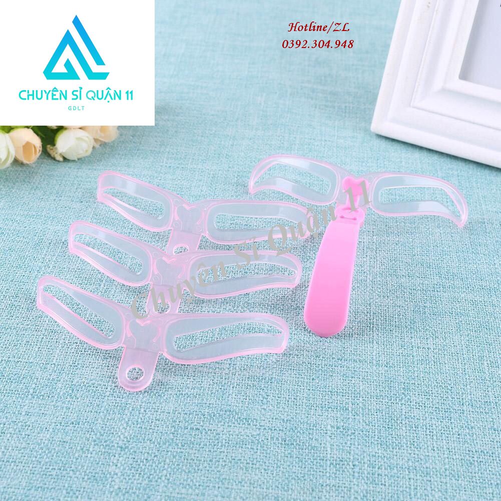 Set 4 Khung kẻ định hình lông mày Khuôn kẻ chân mày cầm tay CMCamTay-set4