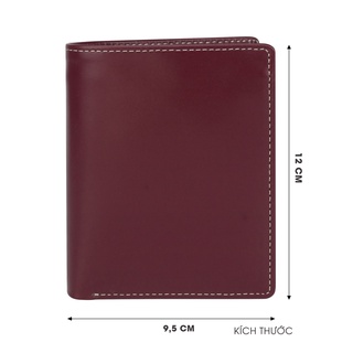 Ví da nam cao cấp Bụi Leather V110-da bò Pullup Wax